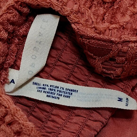 Aeropostale Rose Corset Detail Mini Dress Floral Lace Fit & Flare Medium Size - Picture 5 of 8